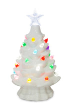 Load image into Gallery viewer, 7.5&quot; LED Ceramic White Tree
