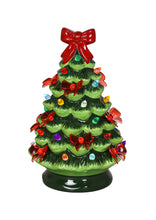 Load image into Gallery viewer, 7.5" Ceramic Green Bow Tree
