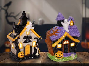 Ceramic Light Up Haunted House