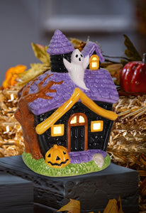 Ceramic Light Up Haunted House