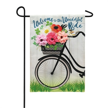 Wonderful Ride Garden Flag